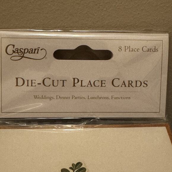 Vintage NEW Caspari Die-Cut Place Cards Magnolia 3 Packs Southern Luncheons - Picture 2 of 11